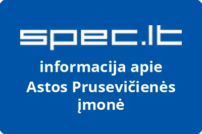 Astos Prusevičienės įmonė