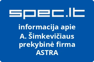 A. Šimkevičiaus prekybinė firma ASTRA