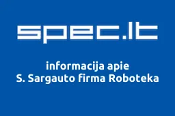 S. Sargauto firma Roboteka iliustracija