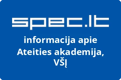 Ateities akademija, VŠĮ | spec.lt