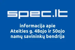 Ateities g. 48ojo ir 50ojo namų savininkų bendrija | spec.lt