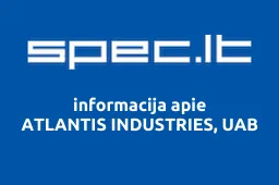 ATLANTIS INDUSTRIES, UAB | spec.lt
