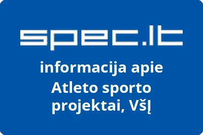 Atleto sporto projektai, VŠĮ