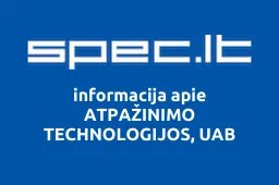 ATPAŽINIMO TECHNOLOGIJOS, UAB | spec.lt