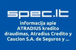 ATRADIUS kredito draudimas, Atradius Credito y Caucion S.A. de Seguros y Reaseguros Lietuvos filialas | spec.lt