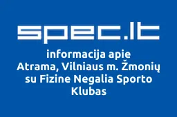 Atrama, Vilniaus m. Žmonių su Fizine Negalia Sporto Klubas | spec.lt