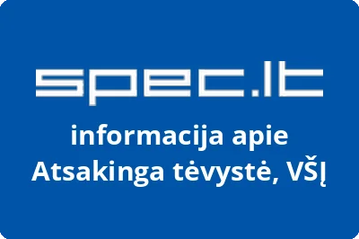 Atsakinga tėvystė, VŠĮ