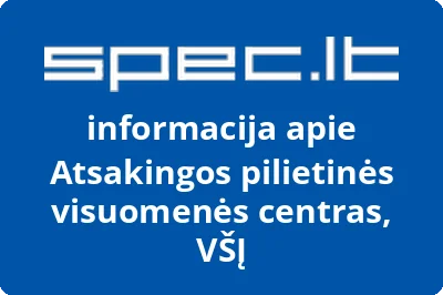 Atsakingos pilietinės visuomenės centras, VŠĮ