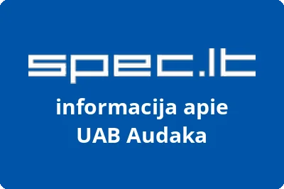 Audaka, UAB | spec.lt