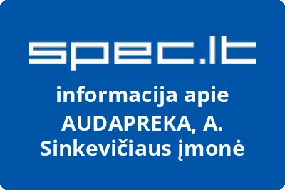 AUDAPREKA, A. Sinkevičiaus įmonė