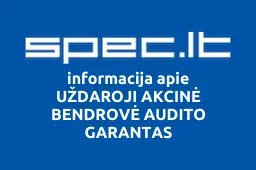 UŽDAROJI AKCINĖ BENDROVĖ AUDITO GARANTAS iliustracija