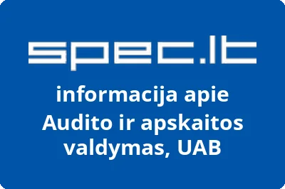 Audito ir apskaitos valdymas, UAB