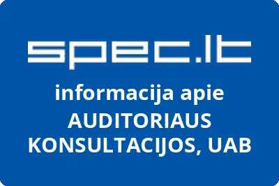Auditoriaus konsultacijos, UAB