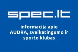 AUDRA, sveikatingumo ir sporto klubas iliustracija