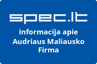 Audriaus Maliausko Firma