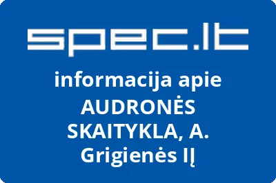 A. Grigienės individuali įmonė Audronės skaitykla