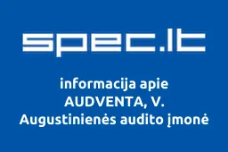 AUDVENTA, V. Augustinienės audito įmonė