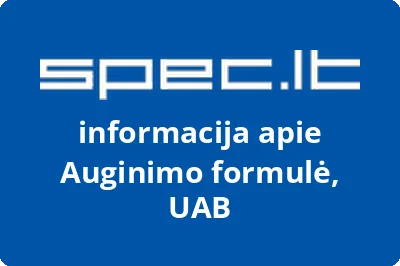 Auginimo formulė, UAB
