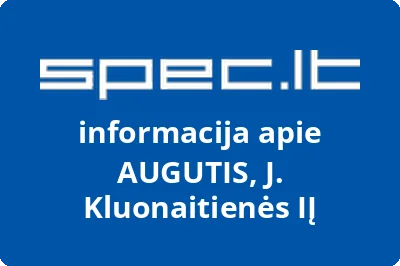 AUGUTIS, J. Kluonaitienės, IĮ