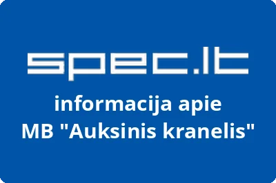 Auksinis kranelis, MB | spec.lt