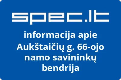 Aukštaičių g. 66-ojo namo savininkų bendrija