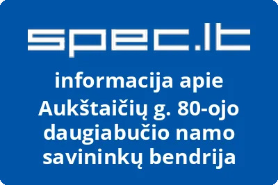 Aukštaičių g. 80-ojo daugiabučio namo savininkų bendrija