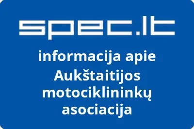 Aukštaitijos motociklininkų asociacija | spec.lt