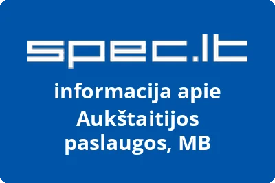 Aukštaitijos paslaugos, MB | spec.lt