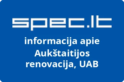 Aukštaitijos renovacija, UAB