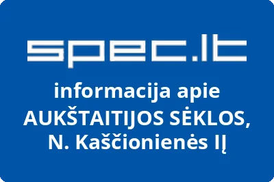 AUKŠTAITIJOS SĖKLOS, N. Kaščionienės, IĮ