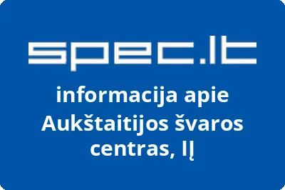 Aukštaitijos švaros centras, MB | spec.lt