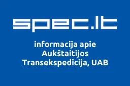 Aukštaitijos Transekspedicija, UAB | spec.lt