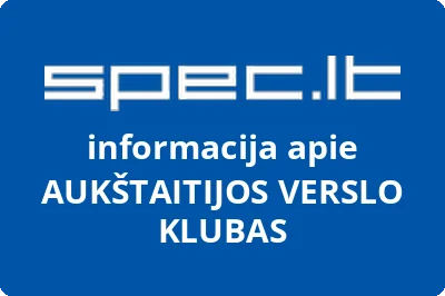 AUKŠTAITIJOS VERSLO KLUBAS