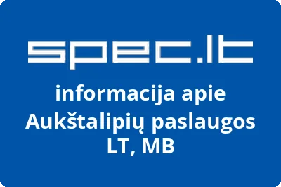 Aukštalipių paslaugos LT, MB | spec.lt