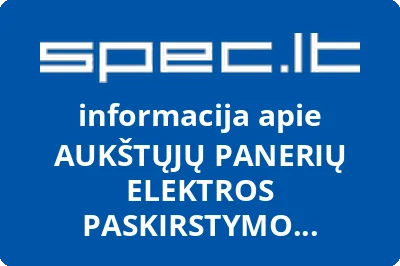AUKŠTŲJŲ PANERIŲ ELEKTROS PASKIRSTYMO CENTRAS, UAB