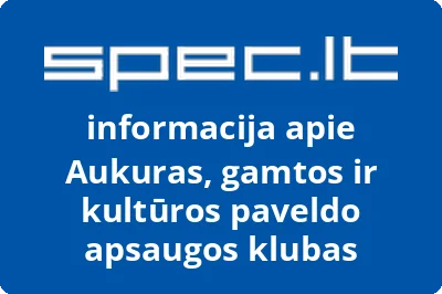 Šiaulių gamtos ir kultūros paveldo apsaugos klubas Aukuras
