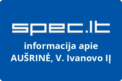 AUŠRINĖ, V. Ivanovo, IĮ