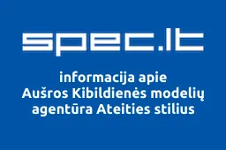 Aušros Kibildienės modelių agentūra Ateities stilius iliustracija