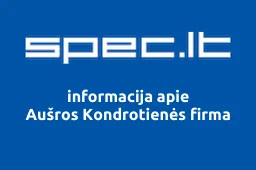 Aušros Kondrotienės firma | spec.lt