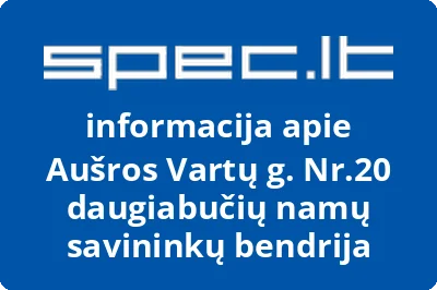 Aušros Vartų g. Nr.20 daugiabučių namų savininkų bendrija