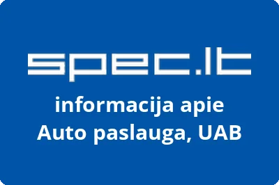 Auto paslauga, UAB