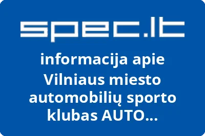 Vilniaus miesto automobilių sporto klubas AUTO PRAMOGOS