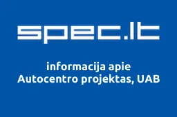 Autocentro projektas, UAB | spec.lt