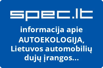 Lietuvos automobilių dujų įrangos montuotojų asociacija Autoekologija | spec.lt