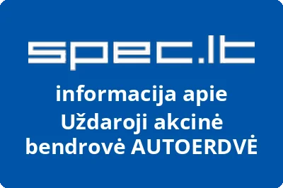 AUTOERDVĖ, UAB