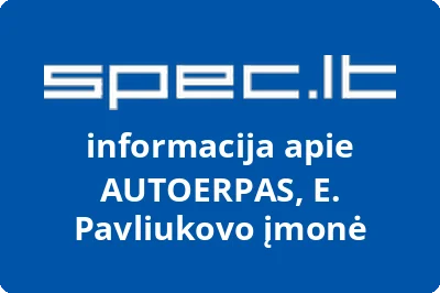 AUTOERPAS, E. Pavliukovo įmonė