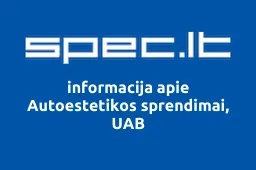 Autoestetikos sprendimai, UAB iliustracija