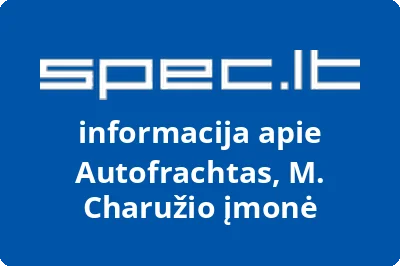 Autofrachtas, M. Charužio įmonė