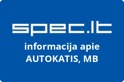 AUTOKATIS, MB | spec.lt