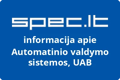 Automatinio valdymo sistemos, UAB